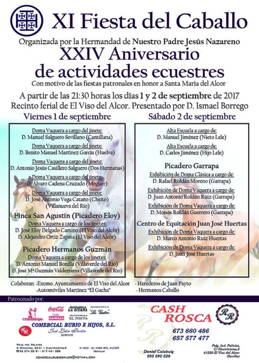 Cartel Fiesta del Caballo 2017_CEV